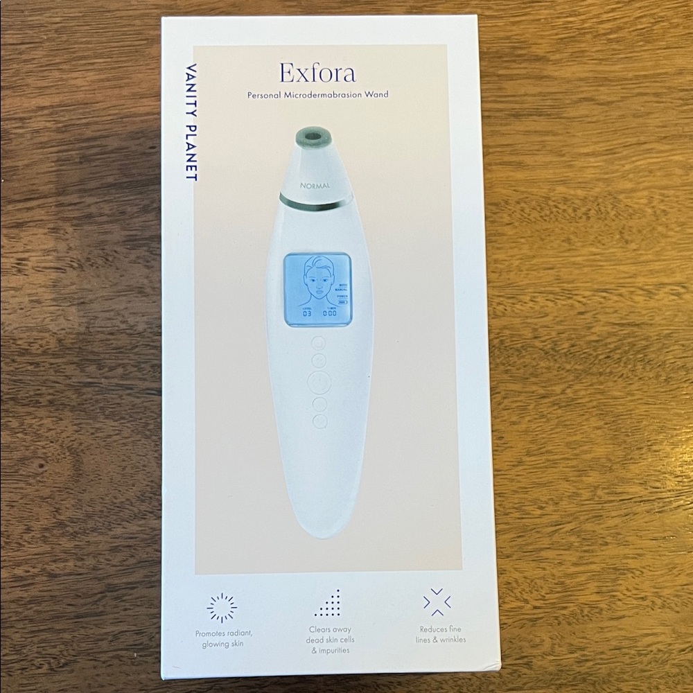 Personal Microdermabrasion Wand - White